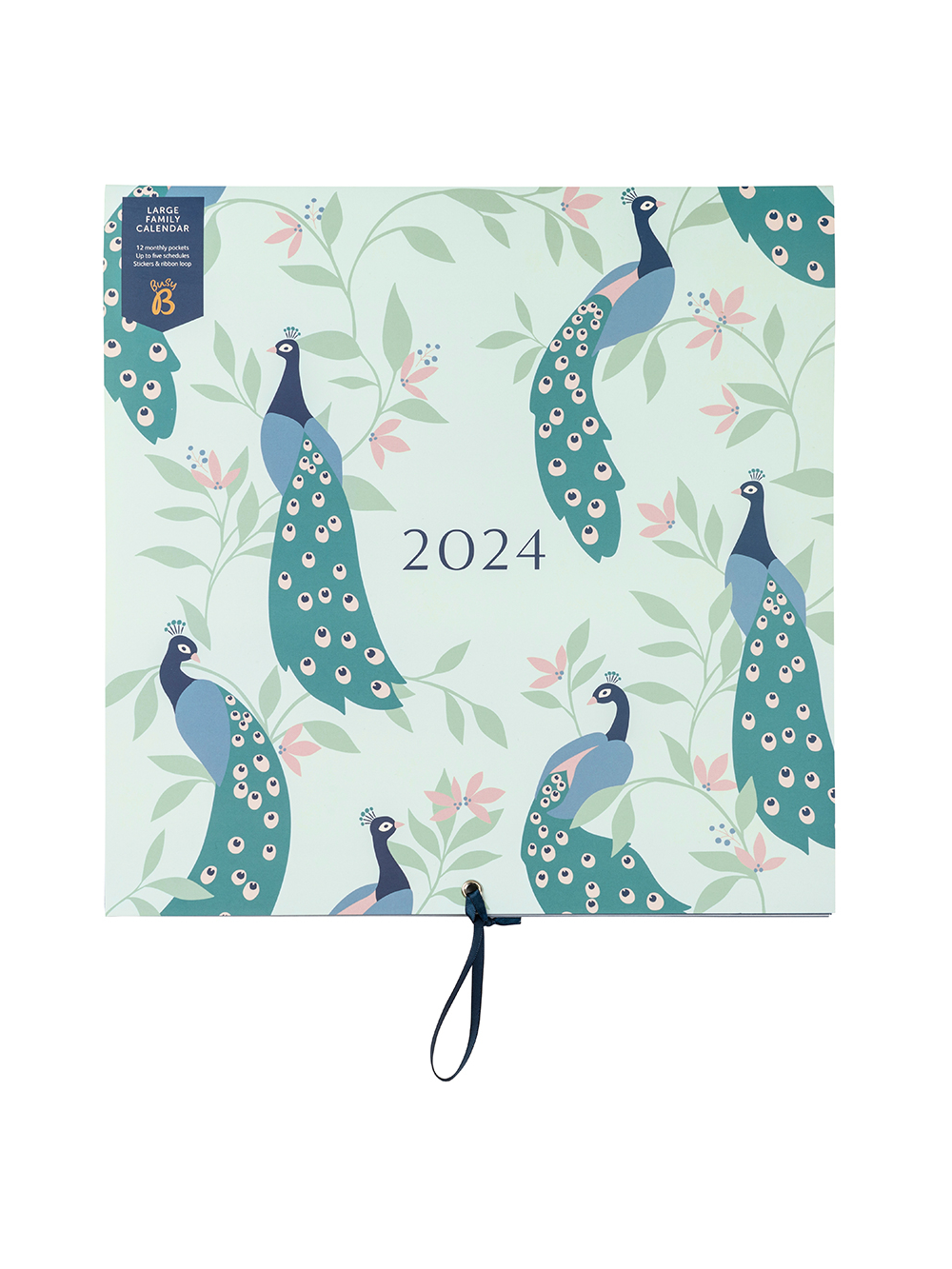 Save big on Large Family Calendar 2024 Peacocks Busy B . Enjoy the